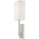Hayworth 1 Light 6 inch Brushed Nickel ADA ADA Wall Sconce Wall Light