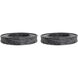 Kafka Black Marble Tray, Set of 2