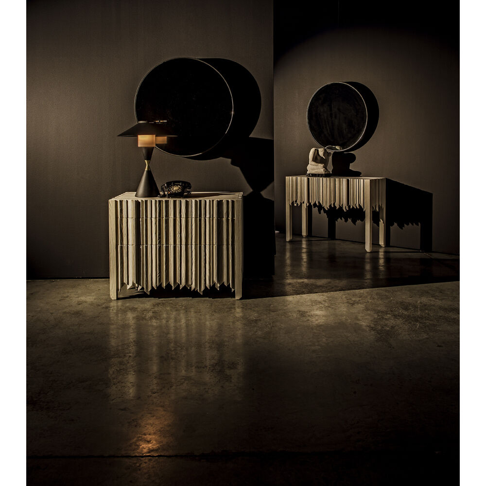 Desdemona Bleached Elm Chest, 3 Drawer