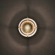 Lustra LED 10.6 inch Modern Brass Sconce/Flush Mount Wall Light, Art & Alchemy