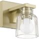 Dryden 1 Light 6.75 inch Champagne Gold Vanity Light Wall Light