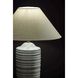 Catalina 25 inch 100.00 watt Light Blue Ribbed Ceramic Table Lamp Portable Light