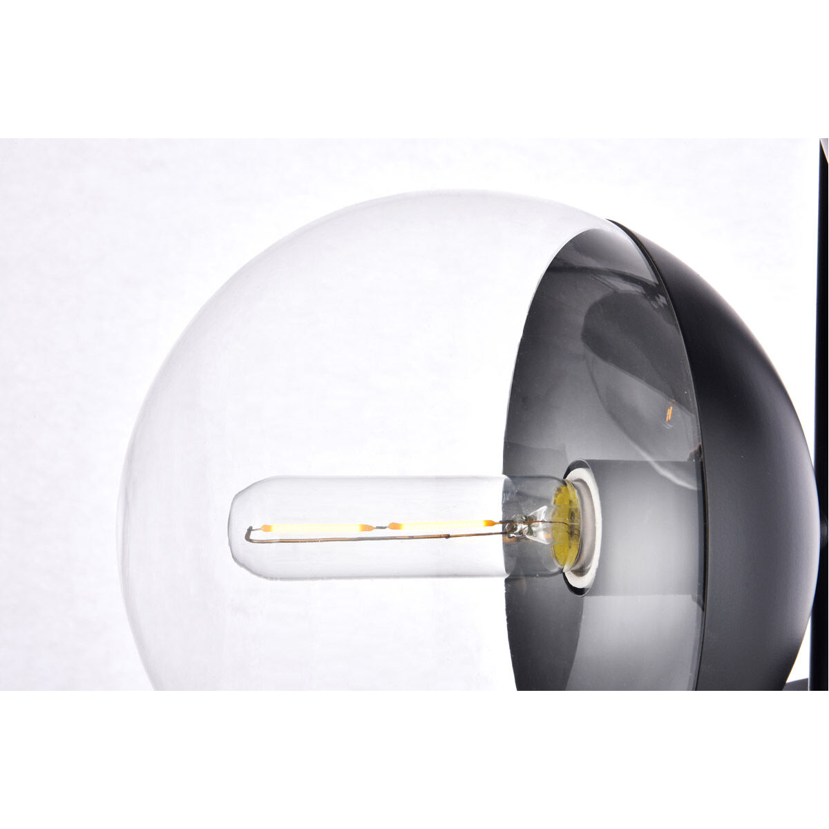 Eclipse 66 inch 40 watt Black Floor Lamp Portable Light