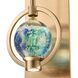 Utopia 1 Light 6 inch Lacquered Gold Sconce Wall Light