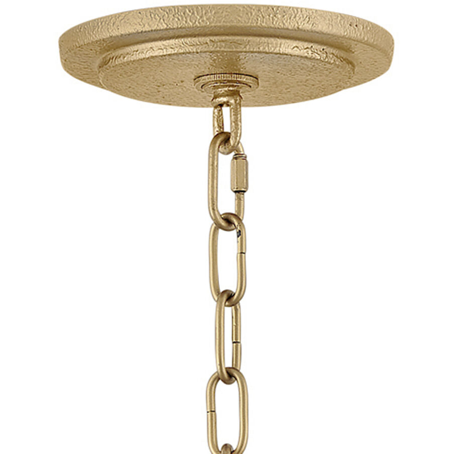 Estie 3 Light 16 inch Piastra Gold Semi-flush Mount Ceiling Light