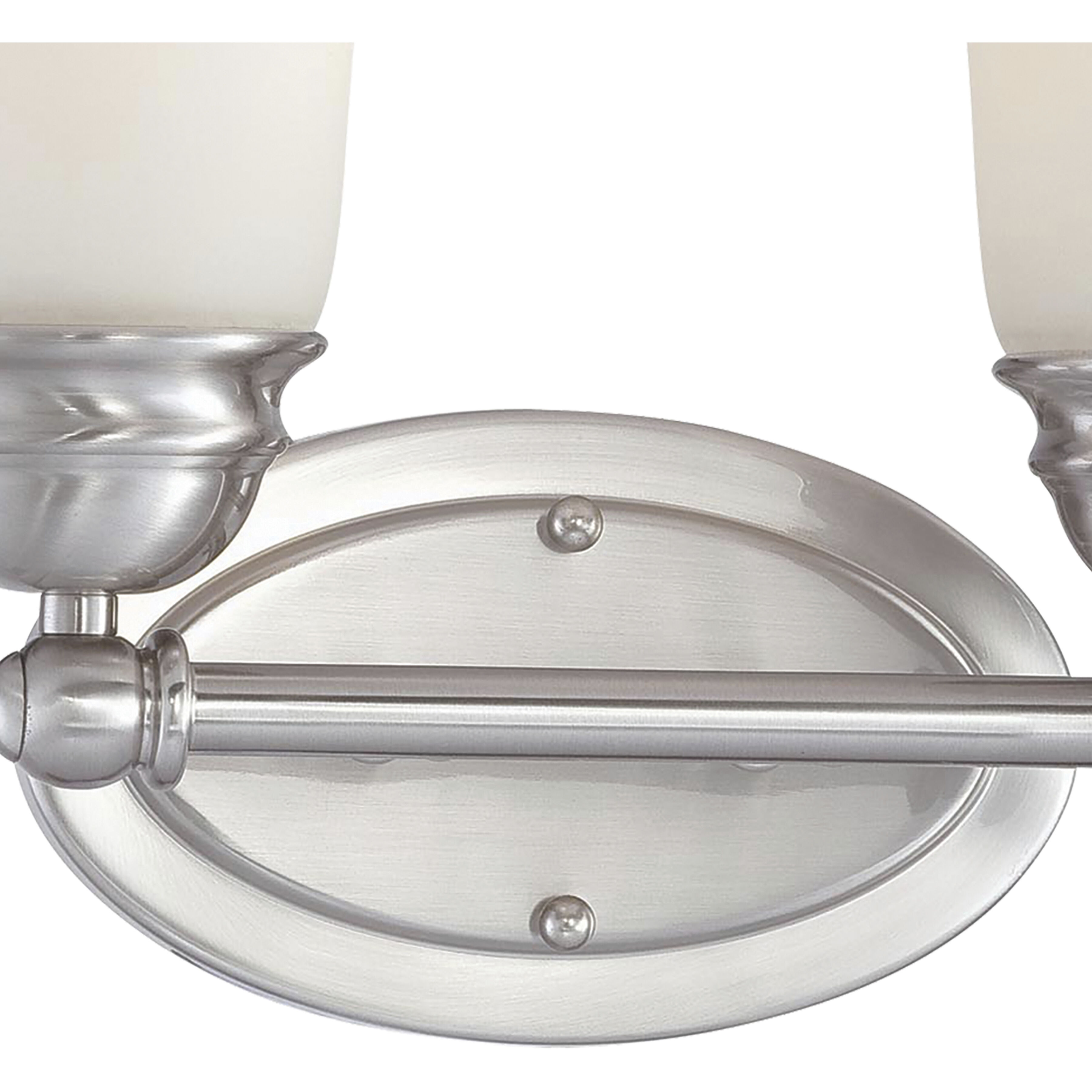 Bella Vanity Light Wall Light in Brushed Nickel