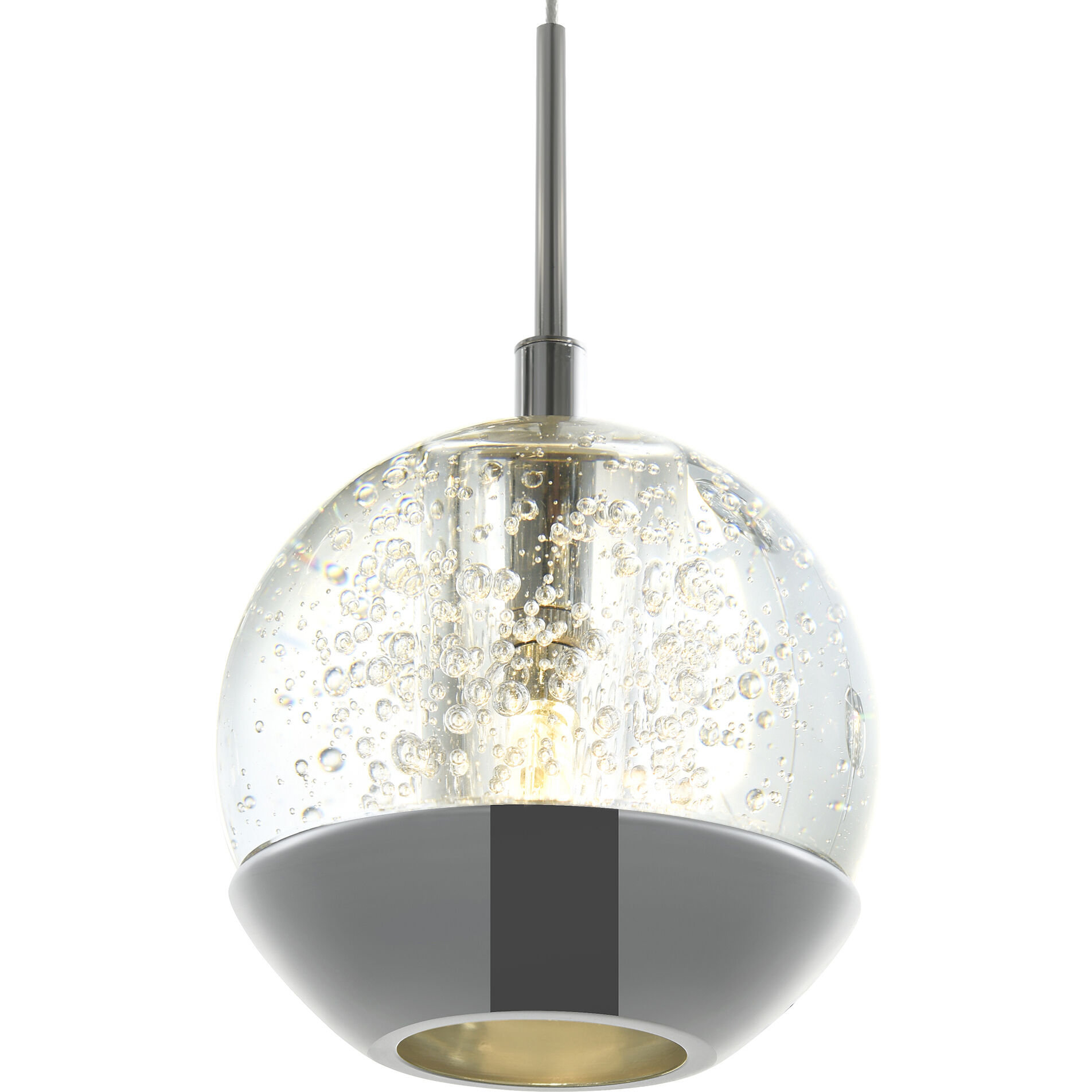 Perrier LED 5 inch Chrome Down Mini Pendant Ceiling Light