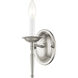 Williamsburgh 1 Light 4 inch Brushed Nickel Wall Sconce Wall Light