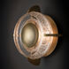 Lustra LED 10.6 inch Modern Brass Sconce/Flush Mount Wall Light, Art & Alchemy