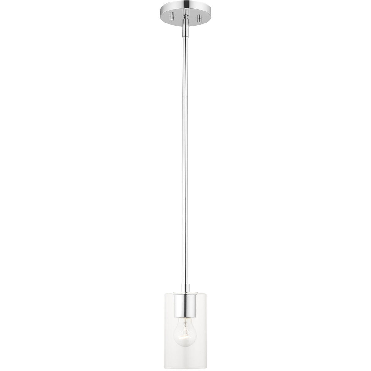 Zurich 1 Light 5 inch Polished Chrome Pendant Ceiling Light
