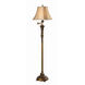 Tyler 61 inch 100 watt Oriental Gold Floor Lamp Portable Light