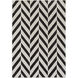 Optika 158 X 118 inch Black/White Rug in 10 x 13