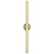 Kelly Wearstler Ebell LED 2.8 inch Natural Brass ADA Wall Sconce Wall Light