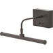 Slim-line 3.2 watt 13 inch Oil Rubbed Bronze Picture Light Wall Light, Battery Operated