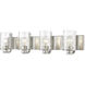 Beckett 4 Light 34 inch Brushed Nickel Vanity Wall Light