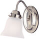 Brighton 1 Light 4.25 inch Satin Nickel Wall Sconce Wall Light, Essentials