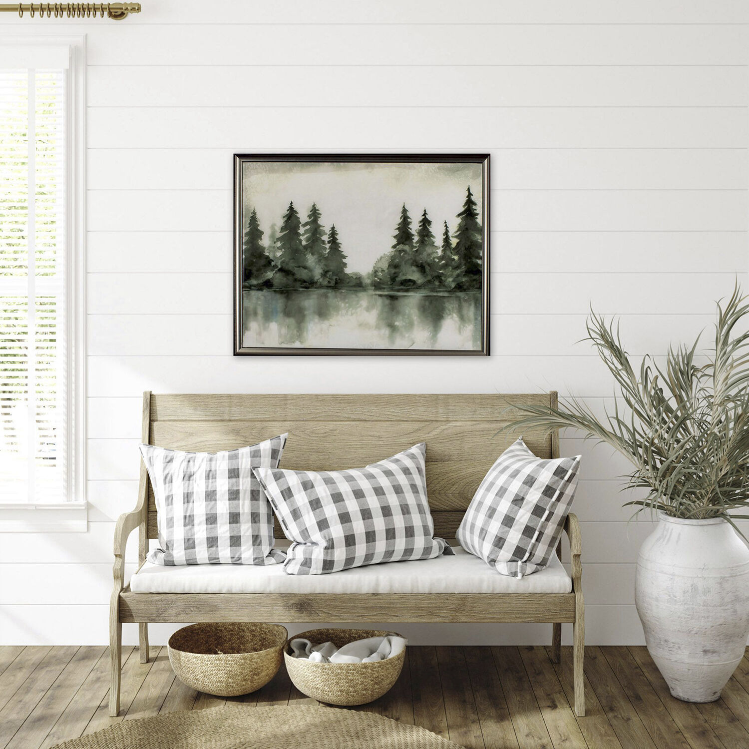 Landscapes 25 X 19 inch Non-Glass Framed Art, Propac