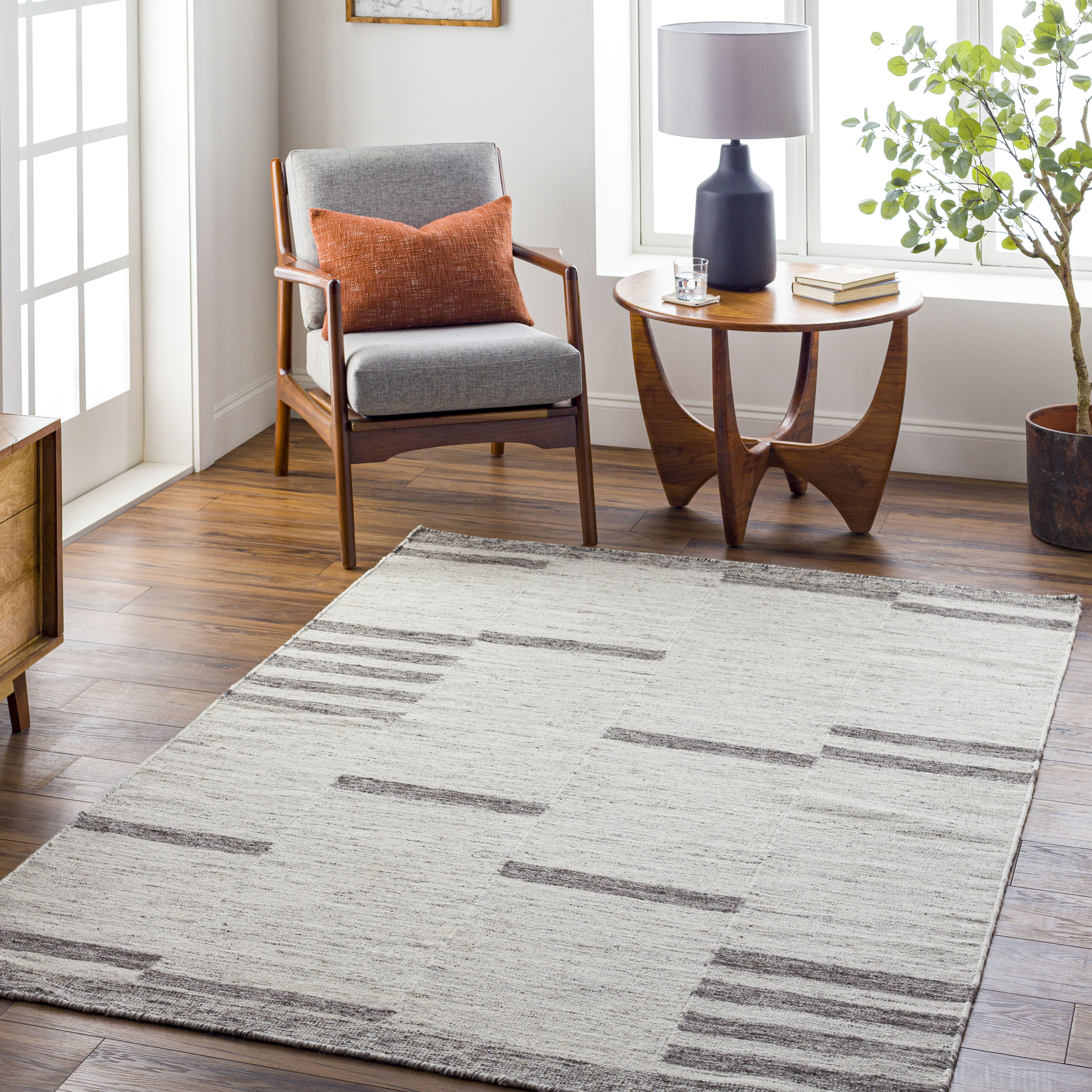 Tamaris 120 X 96 inch Cream Rug in 8 x 10, Rectangle