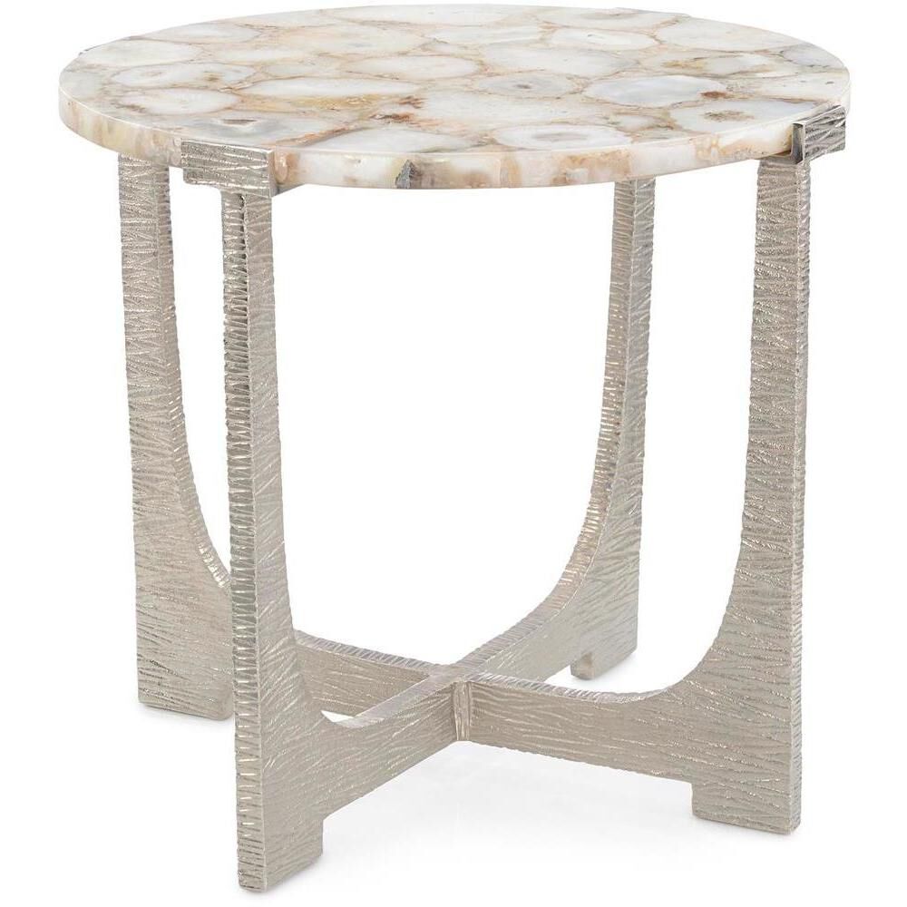 Unity Round Agate End Table