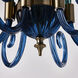 Tinta 6 Light 28 inch Winter Brass Pendant Ceiling Light