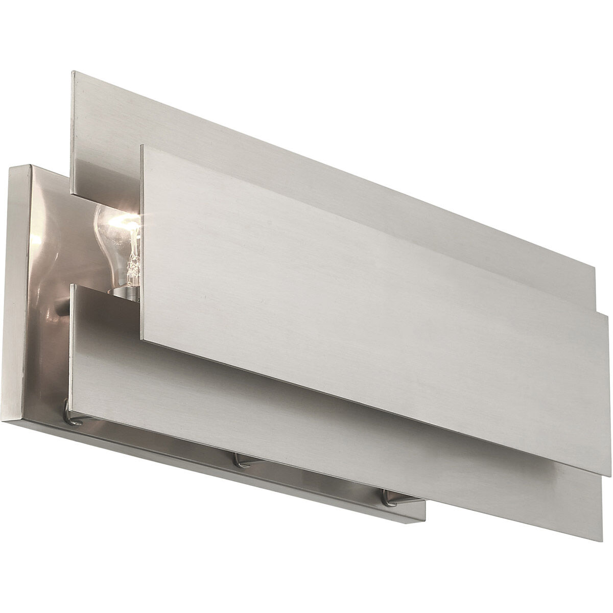 Varick 3 Light 8 inch Brushed Nickel Bath Vanity Wall Light