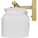 Harlowe 3 Light 22 inch Luxe Gold Bathroom Vanity Sconce Wall Light, Medium