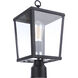 Olsen 1 Light 16 inch Midnight Outdoor Post Light