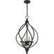 Dupont 4 Light 16 inch Old Bronze Pendant Ceiling Light
