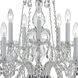 Traditional Crystal 10 Light 26 inch Polished Chrome Chandelier Ceiling Light in Clear Hand Cut