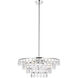 Ella 6 Light 24 inch Chrome Pendant Ceiling Light