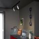 Exhaust Track 1 Light 110-120 Graphite / Steel Spotlight Ceiling Light