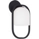 Zeek Sconce Wall Light in Matte Black