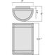 Nevis LED 10.5 inch Satin Outdoor Wall Sconce