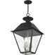 Mansfield 4 Light 15 inch Black Outdoor Pendant Lantern