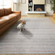 Kiran 90 X 63 inch Dark Grey Rug in 5 x 7