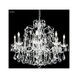 Regalia 8 Light 28 inch Silver Crystal Chandelier Ceiling Light