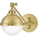 Fletcher 1 Light 7 inch Satin Brass Indoor Wall Sconce Wall Light