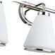 Zoey 3 Light 22 inch Polished Nickel Bathroom Vanity Wall Light