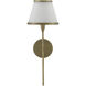 Brimsley 1 Light 7 inch Antique Brass Wall Sconce Wall Light