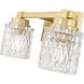 Jacqueline Vanity Wall Light in Modern Gold