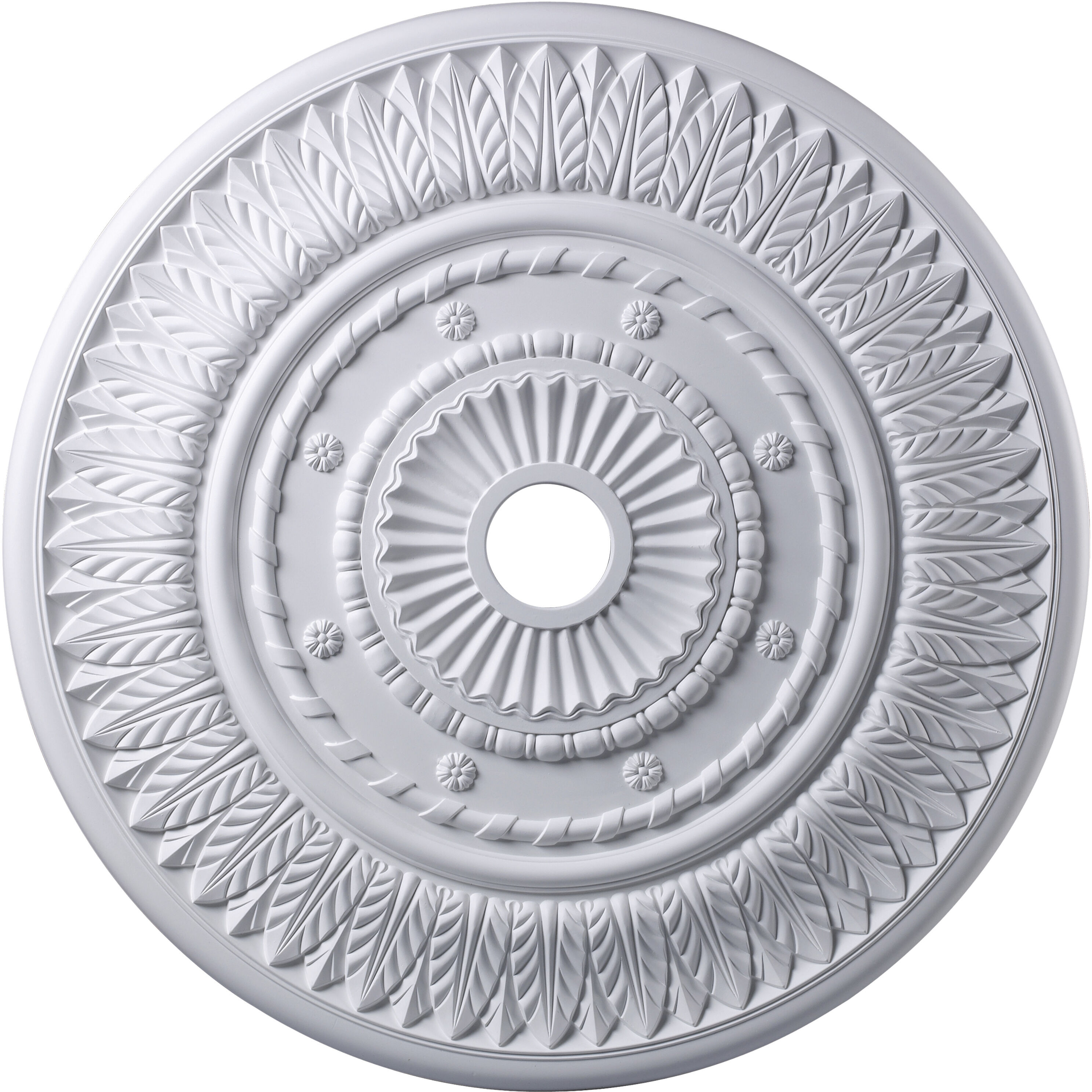 Corinna White Medallion