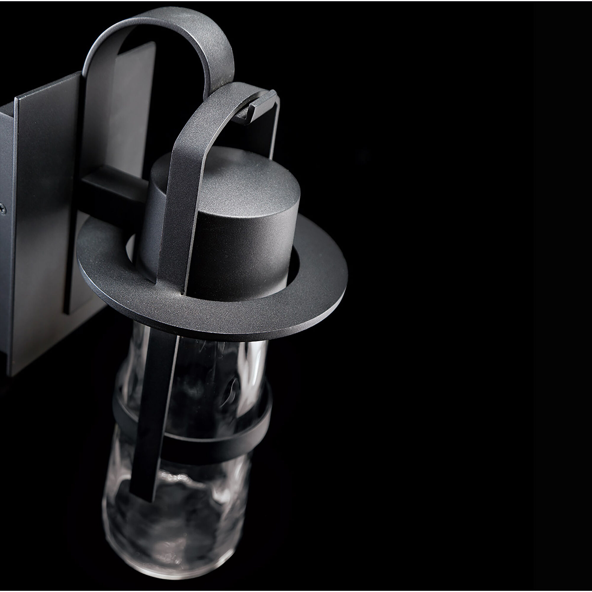 Balthus LED 16 inch Black Outdoor Wall Light in 16in.