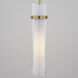 Vilo LED 4.5 inch Golden Brass Mini Pendant Ceiling Light