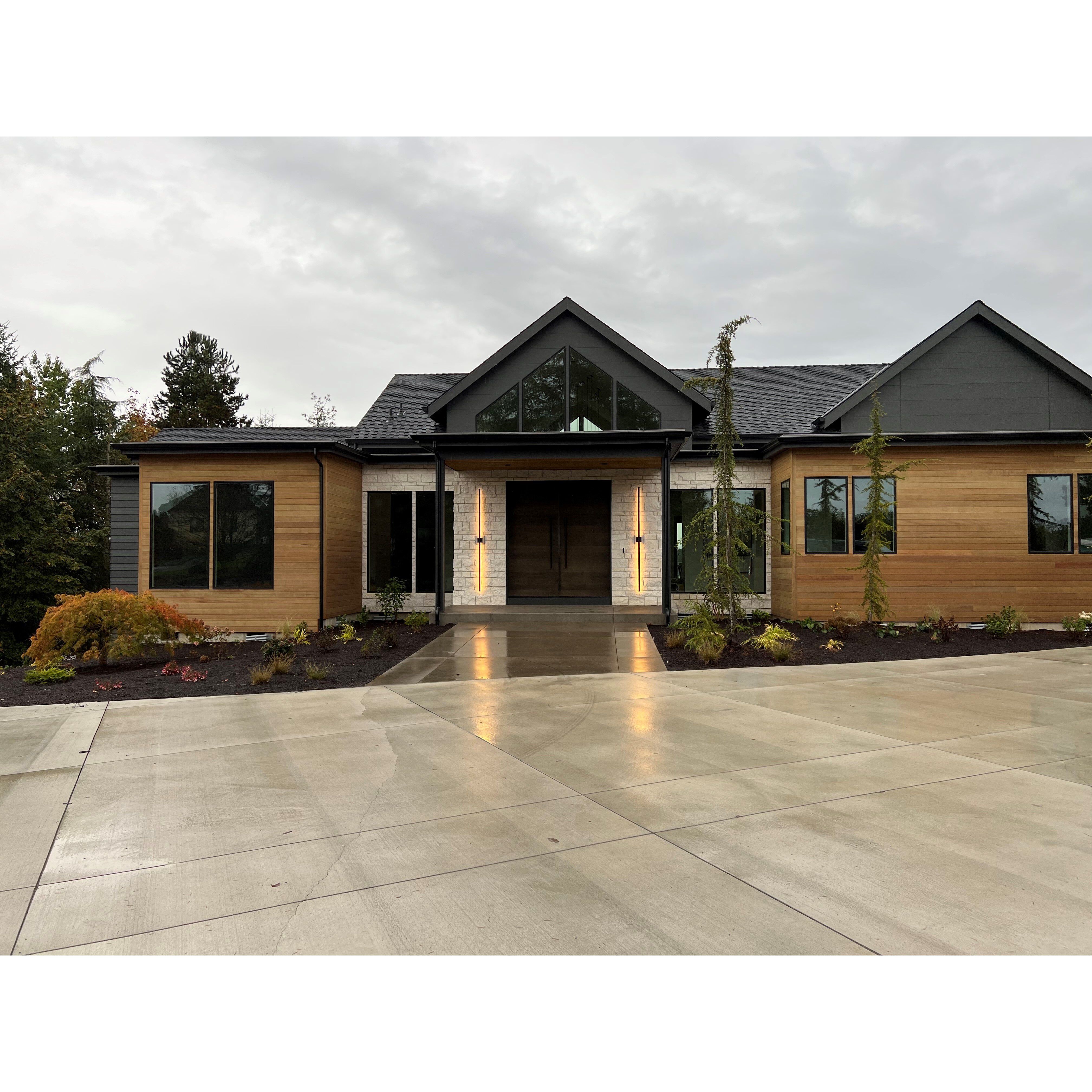 Alumilux Line LED 96 inch Black Outdoor Wall Sconce 