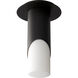 Ellipse LED 6 inch Black Flush Mount Ceiling Light