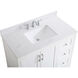 Moore 42 X 22 X 34 inch White Vanity Sink Set