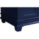 Wesley 72 X 21.5 X 35 inch Blue Vanity Sink Set