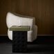 Arco 20.5 X 16 inch Pistachio and Ebony Accent Table