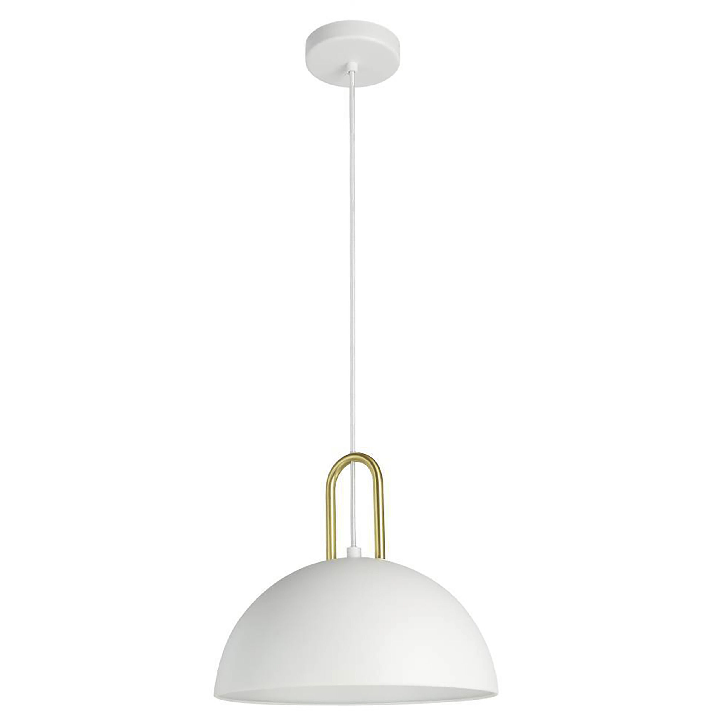 Calmanera 1 Light 12.79 inch White Pendant Ceiling Light