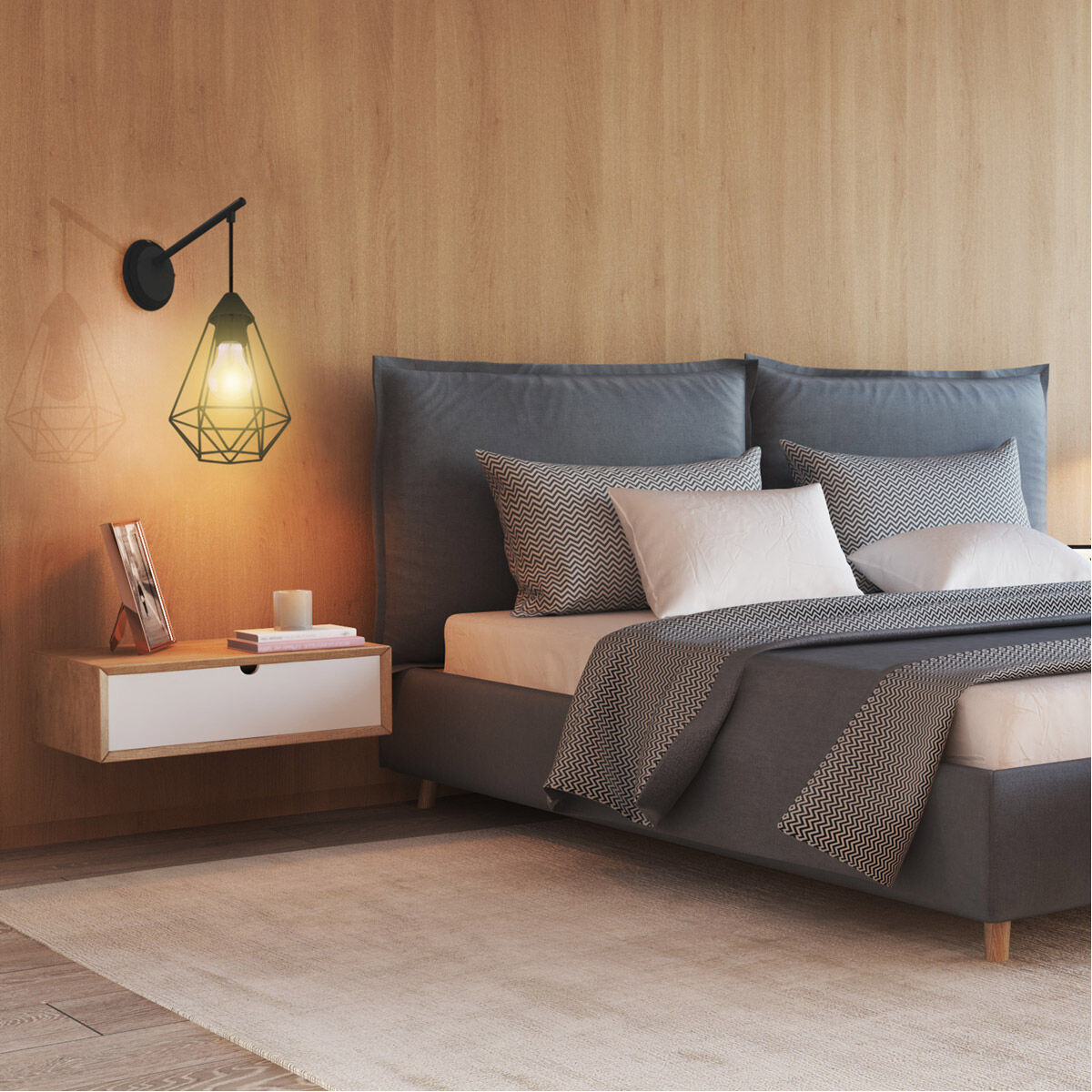 Tarbes 1 Light 6 inch Brushed Brass Wall Light